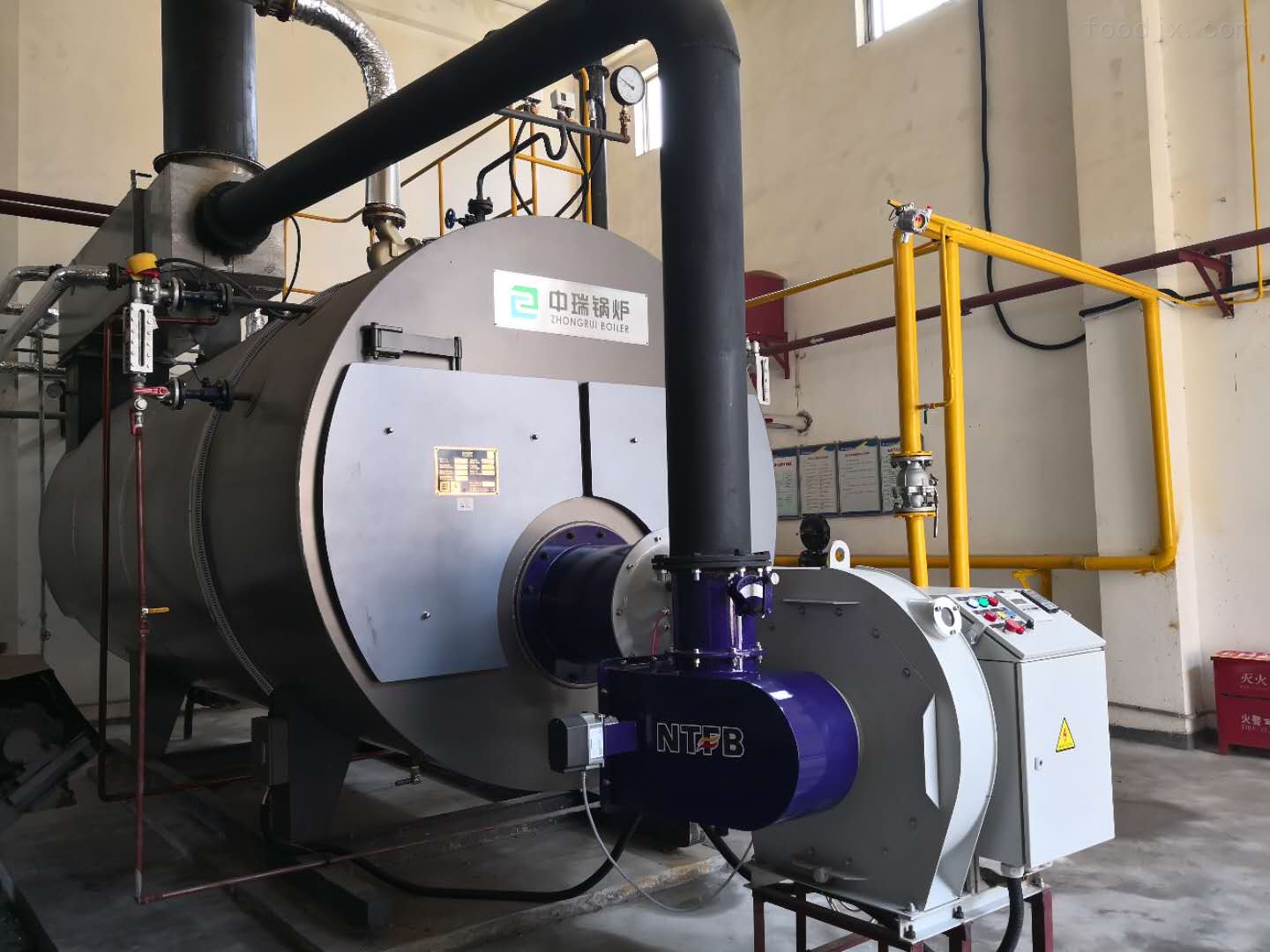 湖北三鑫生物科技4吨全冷凝蒸汽锅炉项目